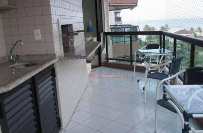 Apartamento com 3 dormitórios para alugar, 114 m² por R$ 2.800/mês - Riviera Módulo 6 - Bertioga/SP