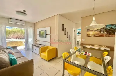 Apartamento Garden com 2 dormitórios para alugar, 112 m² por R$ 2.500,00/dia - Riviera Módulo 2 - Bertioga/SP