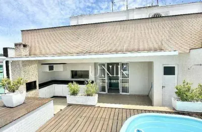 Excelente cobertura vista mar 4 quartos 2 suites 3 vagas piscina e churrasqueira na primeira quadra da praia de icaraí!!