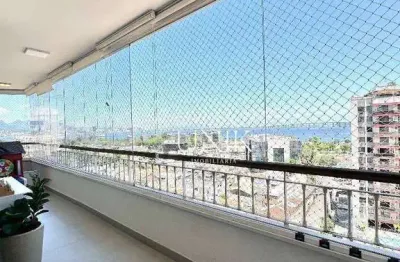 Excelente apartamento reformado 2 quartos suite com closet varanda vaga com vista pra baía em são domingos!!