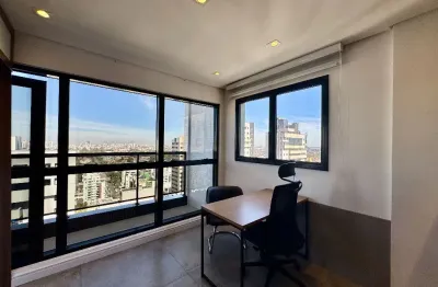 Sala comercial com 38m² no último andar do anchieta business – bigorrilho