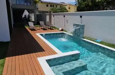 Casa em condomínio para venda em camaçari, guarajuba (monte gordo), 7 dormitórios, 7 suítes, 9 banheiros