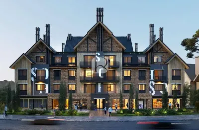 Apartamento com 2 quartos à venda na Rua Emílio Leobet, Avenida Central, Gramado