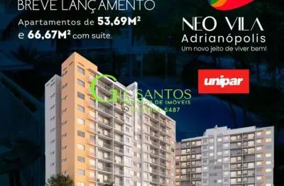 Lançamento unipar - neo vila - 1, 2 e 3 quartos, adrianópolis