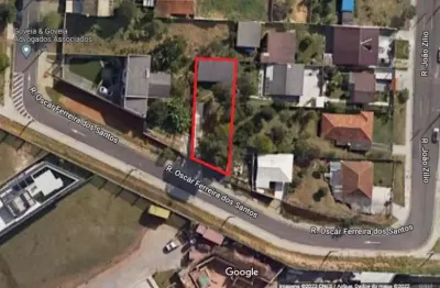Terreno à venda na rua oscar ferreira dos santos, 269, santo inácio, curitiba por r$ 1.000.000