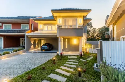 Casa em condomínio fechado com 4 quartos à venda na rua adolfo werneck, 309, jardim das américas, curitiba, 360 m2 por r$ 2.450.000