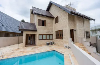 Casa em condomínio fechado com 4 quartos à venda na rua luiz tramontin, 1220, campo comprido, curitiba, 334 m2 por r$ 2.680.000