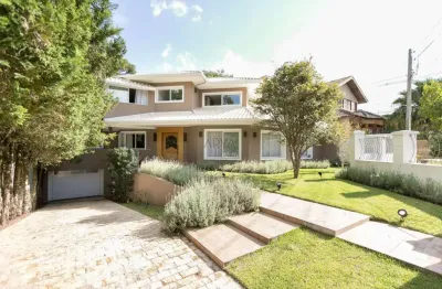 Casa em condomínio fechado com 5 quartos à venda na alameda das buganvílias, 150, mossunguê, curitiba, 566 m2 por r$ 3.800.000