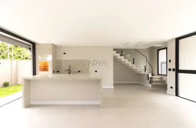 Casa em condomínio fechado com 3 quartos à venda na rua domingos antônio moro, 566, pilarzinho, curitiba, 166 m2 por r$ 1.550.000