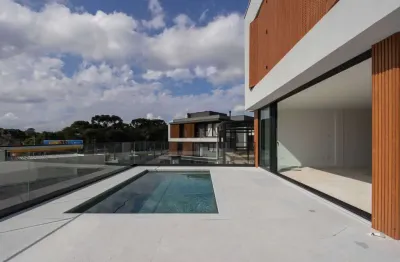 Casa em condomínio fechado com 5 quartos à venda na avenida fredolin wolf, 3121, santa felicidade, curitiba, 671 m2 por r$ 7.000.000