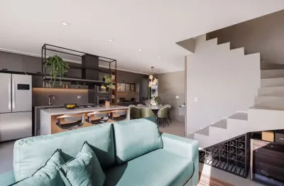 Casa em condomínio fechado com 3 quartos à venda na rua joão carlos de souza castro, 59, guabirotuba, curitiba, 144 m2 por r$ 1.267.800
