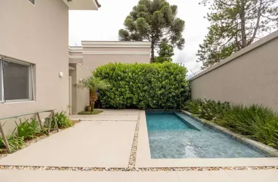 Casa em condomínio fechado com 4 quartos à venda na rua antônio escorsin, 193, santa felicidade, curitiba, 340 m2 por r$ 3.400.000