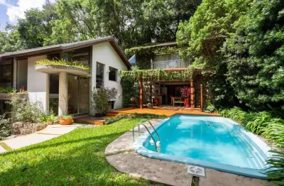 Casa em condomínio fechado com 3 quartos à venda na rua eduardo sprada, 1767, campo comprido, curitiba, 363 m2 por r$ 3.000.000