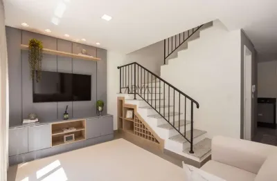Casa em condomínio fechado com 3 quartos à venda na rua primeiro-ministro brochado da rocha, 252, bom retiro, curitiba, 117 m2 por r$ 742.000