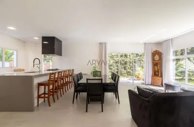 Casa em condomínio fechado com 3 quartos à venda na rua virgínia dalabona, 1202, orleans, curitiba, 262 m2 por r$ 2.280.000
