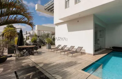 Casa em condomínio fechado com 3 quartos à venda na rua josé benedito cottolengo, 810, campo comprido, curitiba, 460 m2 por r$ 6.300.000