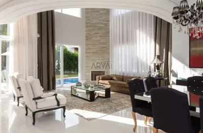 Casa em condomínio fechado com 3 quartos à venda na rua ari josé valle, 1200, santa felicidade, curitiba, 400 m2 por r$ 4.990.000
