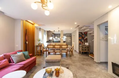 Casa em condomínio fechado com 4 quartos à venda na rua virgínia dalabona, 1202, santa felicidade, curitiba, 264 m2 por r$ 2.150.000