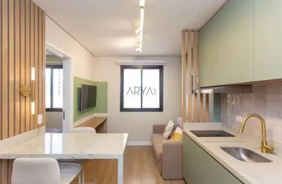 Apartamento com 1 quarto à venda na rua doutor faivre, 1044, centro, curitiba, 23 m2 por r$ 340.000