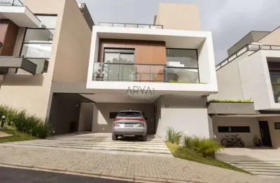 Casa em condomínio fechado com 3 quartos à venda na rua ernesto durigan, 700, santa felicidade, curitiba, 251 m2 por r$ 2.150.000