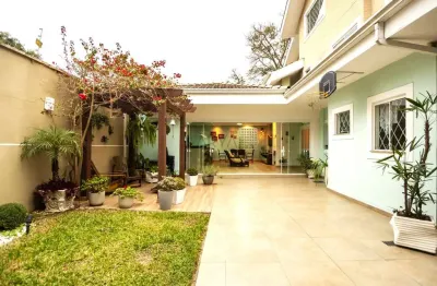 Casa em condomínio fechado com 5 quartos à venda na rua lauro mallin, 300, vista alegre, curitiba, 393 m2 por r$ 2.580.000