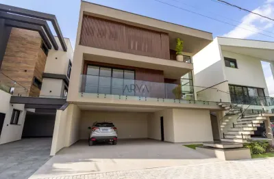 Casa em condomínio fechado com 3 quartos à venda na rua professor alberto krause, 1150, tanguá, almirante tamandaré, 265 m2 por r$ 2.200.000
