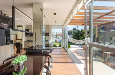 Casa em condomínio fechado com 3 quartos à venda na rua luiz tramontin, 1345, campo comprido, curitiba, 350 m2 por r$ 3.500.000