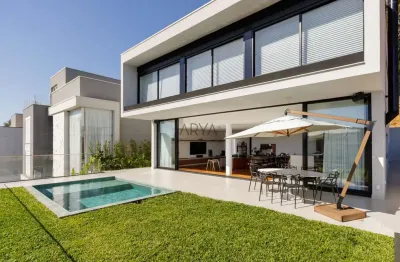 Casa em condomínio fechado com 4 quartos à venda na avenida fredolin wolf, 3121, pilarzinho, curitiba, 566 m2 por r$ 6.800.000