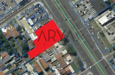 Terreno à venda na avenida comendador franco, 3940, uberaba, curitiba, 1820 m2 por r$ 4.550.000