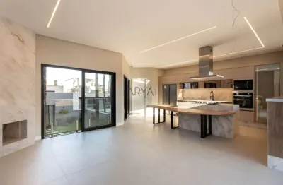 Casa em condomínio fechado com 3 quartos à venda na rua luiz kula, 101, santo inácio, curitiba, 294 m2 por r$ 3.300.000