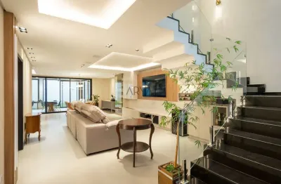 Casa em condomínio fechado com 4 quartos à venda na rua professor alberto krause, 1020, tanguá, almirante tamandaré, 264 m2 por r$ 2.300.000