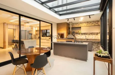 Casa em condomínio fechado com 4 quartos à venda na rua professor alberto krause, 1020, tingui, curitiba, 264 m2 por r$ 2.300.000