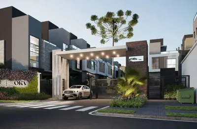 Casa em condomínio fechado com 3 quartos à venda na rua amadeu assad yassim, 243, bacacheri, curitiba, 211 m2 por r$ 1.697.587