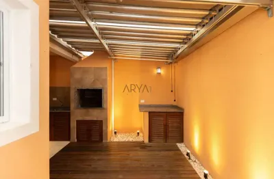 Casa em condomínio fechado com 4 quartos à venda na rua doutor arnaldo moura, 117, ecoville, curitiba, 208 m2 por r$ 1.250.000