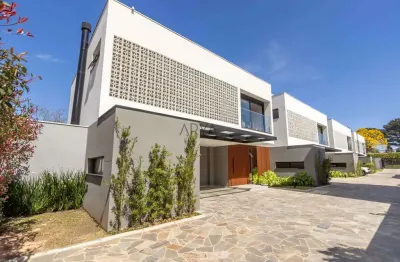 Casa em condomínio fechado com 3 quartos à venda na rua professora maria brígida noronha dos santos, 65, santa felicidade, curitiba, 185 m2 por r$ 1.750.000