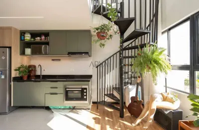 Loft com 1 quarto à venda na rua amazonas, 1302, água verde, curitiba, 37 m2 por r$ 479.000