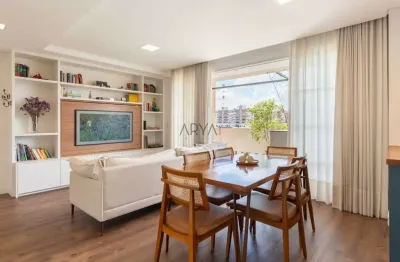 Cobertura com 3 quartos à venda na rua brigadeiro franco, 541, mercês, curitiba, 118 m2 por r$ 1.390.000