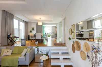 Casa em condomínio fechado com 4 quartos à venda na rua hermenegildo luca, 101, santa felicidade, curitiba, 240 m2 por r$ 2.600.000