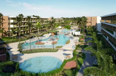 Apartamento com 32 m² na praia dos carneiros perto da igrejinha dos carneiros, bora bora e o parque acquaventura