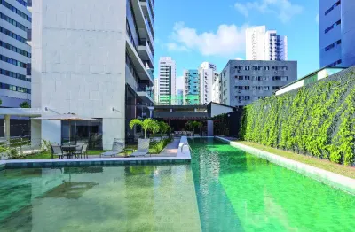 Apartamento com 108 m² 3 quartos sendo 1 suíte e 2 vagas em boa viagem no edf capiba