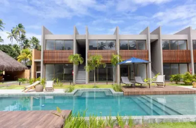 Apartamento beira mar com 2 quartos sendo 1 suíte na praia de japaratinga al