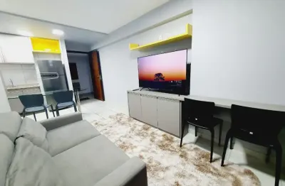 Alugo apartamento 1 quarto mobiliado no pina, ao lado do shopping rio mar- recife