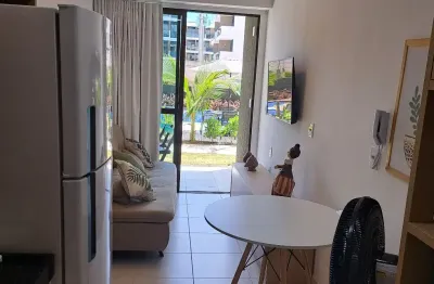 Apartamento térreo mobiliado no mana beach em muro alto  para venda.