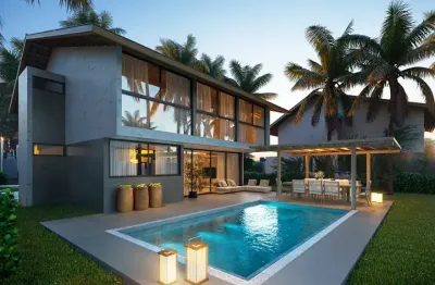 Bangalô de 226m² com 5 suítes em condomínio beira-mar – praia de antunes, maragogi