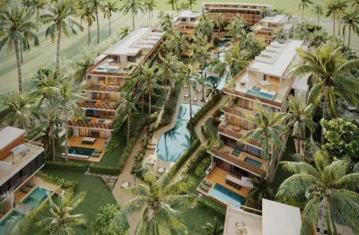 Cobertura com 298 m² 4 suítes na beira mar do pontal do cupe- porto de galinhas