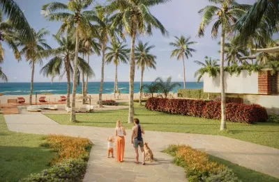Apartamento garden duplex com 189 m² 4 quartos sendo 2 suítes no pontal do cupe porto de galinhas