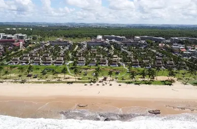 Apartamento mobiliado  com 118 m² 3 quartos  beira mar no malawi beach resort em muro alto porto de galinhas