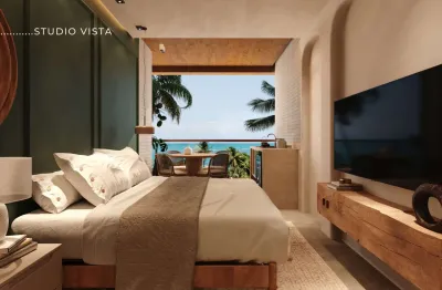 Flat pronto na praia de tamandaré | ideal para investidor | 27m² | 2° andar