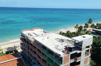 Apartamento beira mar, frente mar na praia de tamandaré | em obras