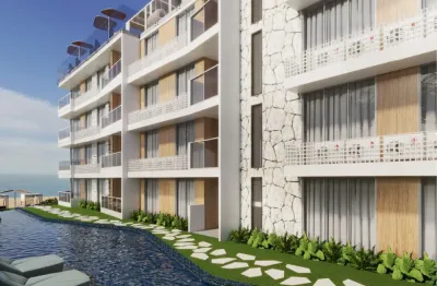 Viva o paraíso: apartamento com 2 quartos, pé na areia na praia dos carneiros